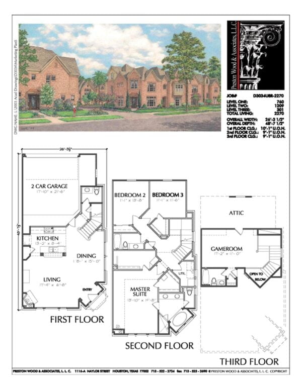 Townhouse Plan D3034 u8R