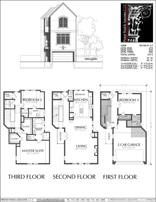 Townhouse Plan E0108 B1.2