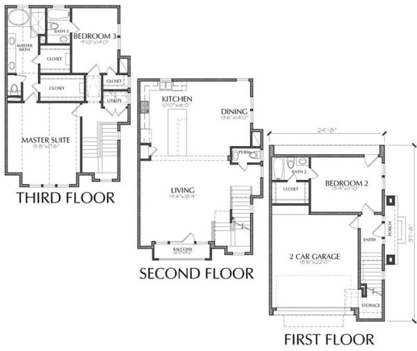 Townhouse Plan E2300 B3.3