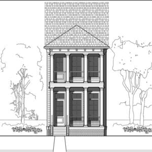 Townhouse Plan E3017 A1.1