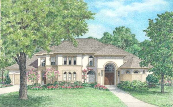Two Story Home Plan aD3203