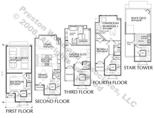 Townhome Plan D5182 Ramblas