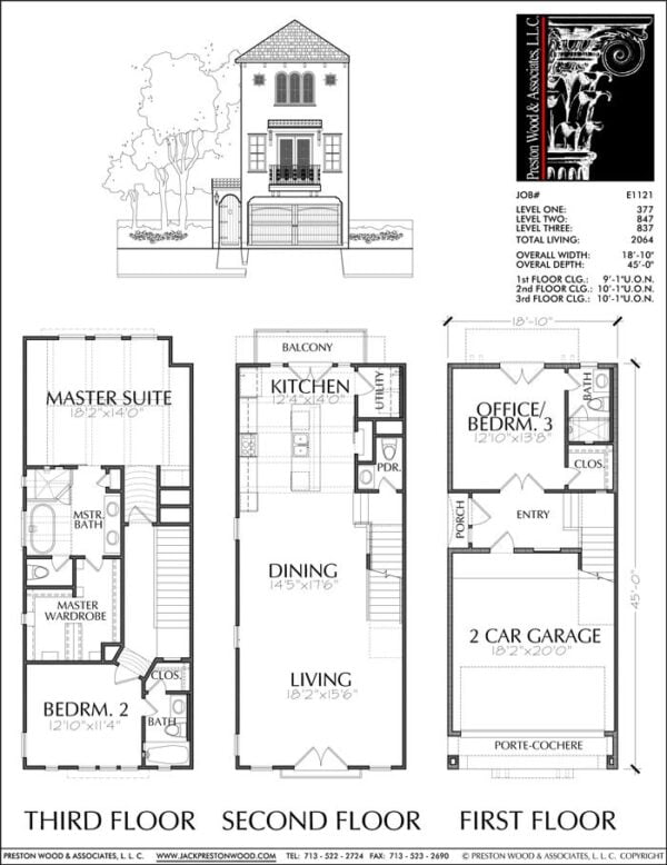 Townhouse Plan E1121