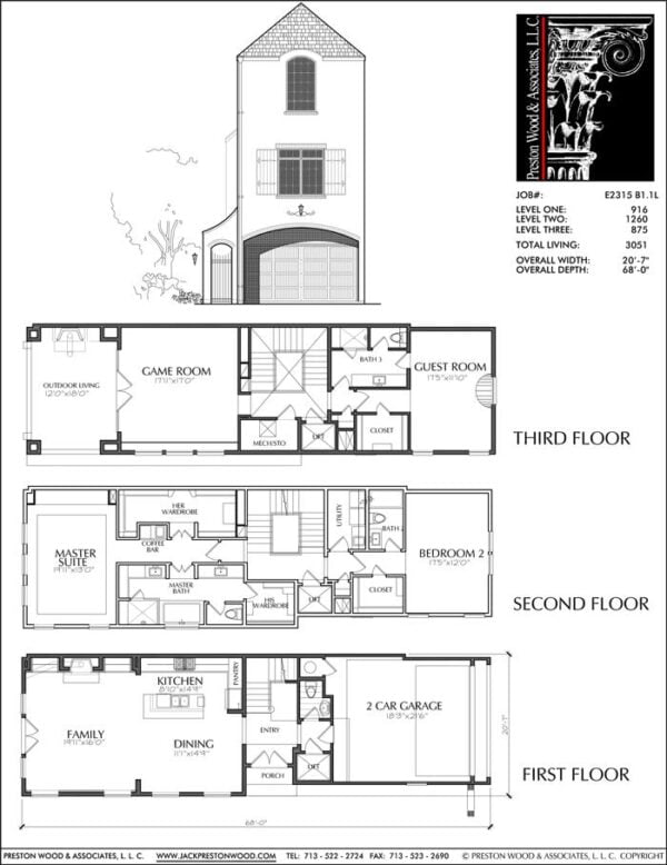 Townhouse Plan E2315 B1.1