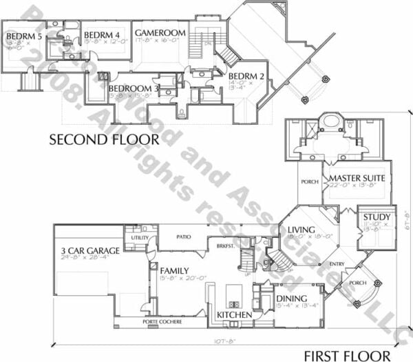 Two Story Home Plan C5235