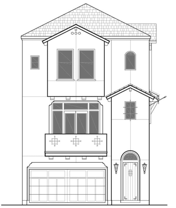 Townhouse Plan E2036 B2.1