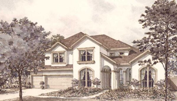 Two Story House Plan D2122