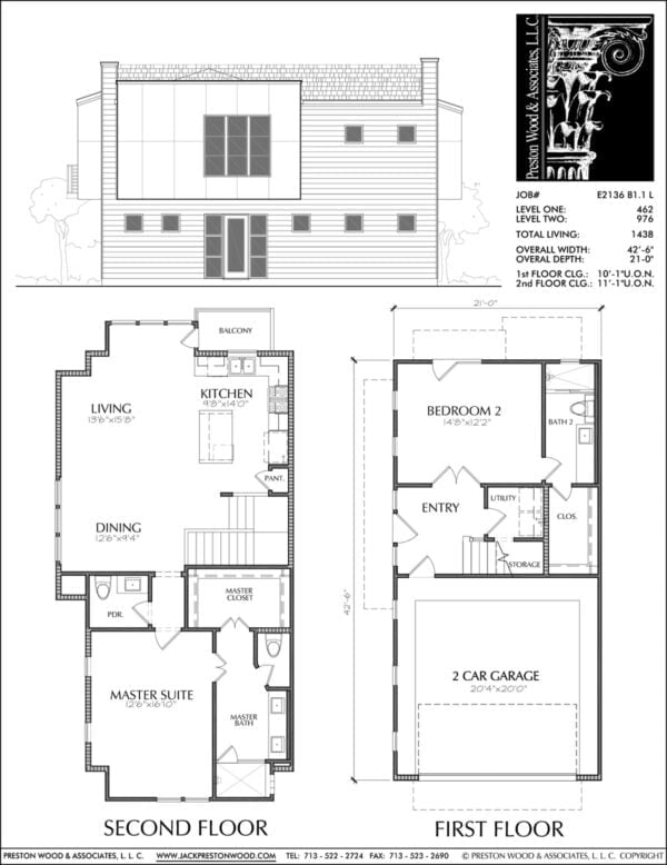 Townhouse Plan E2136 B1.1