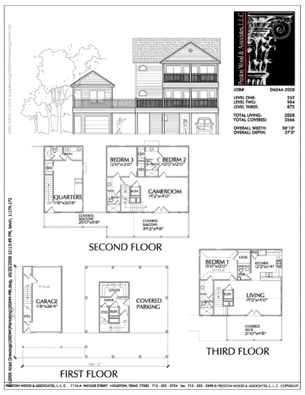 Urban House Plan D6044