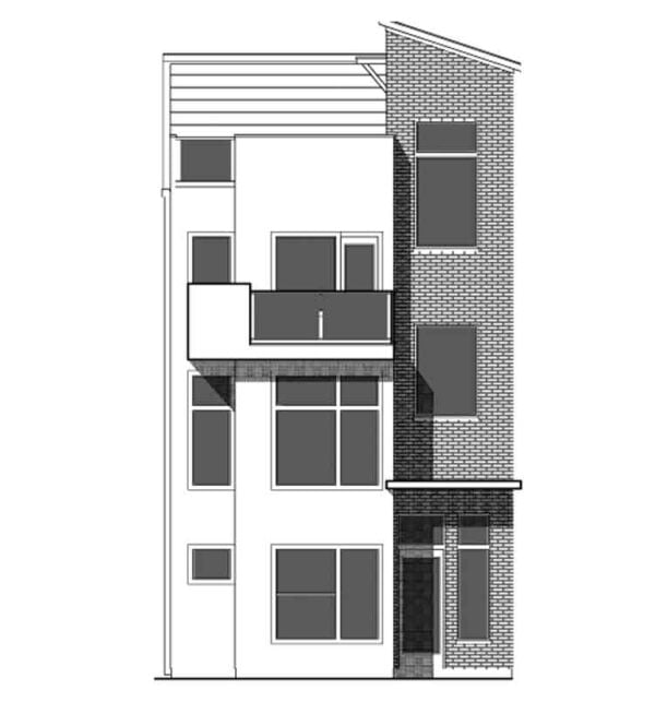 Townhouse Plan D9044 A