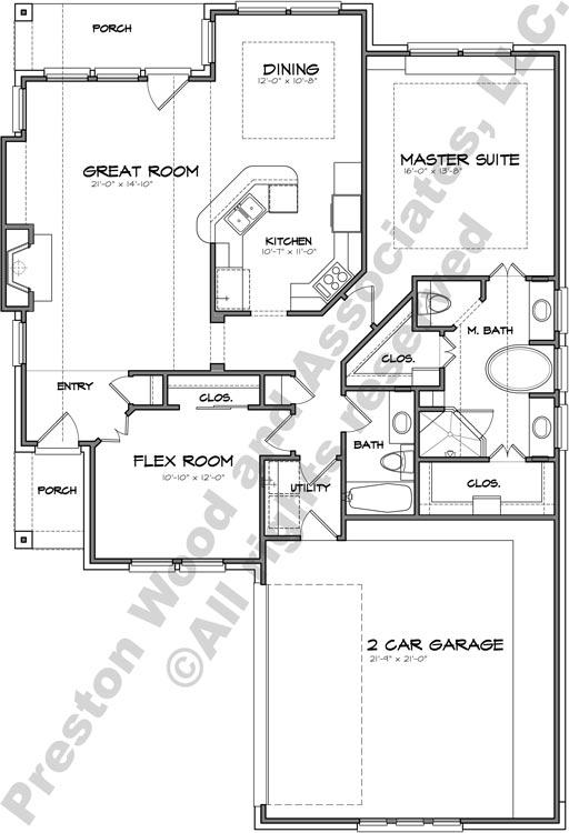 Patio House Plan D3060 U5