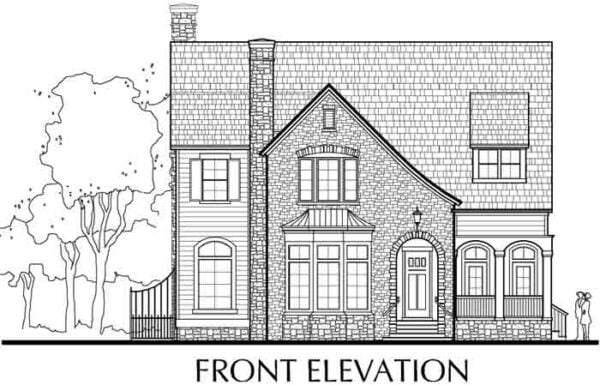 Two Story House Plan D3024