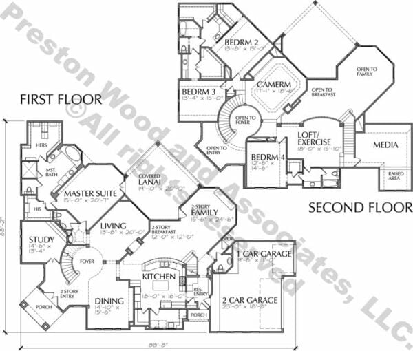 Two Story Home Plan D5118