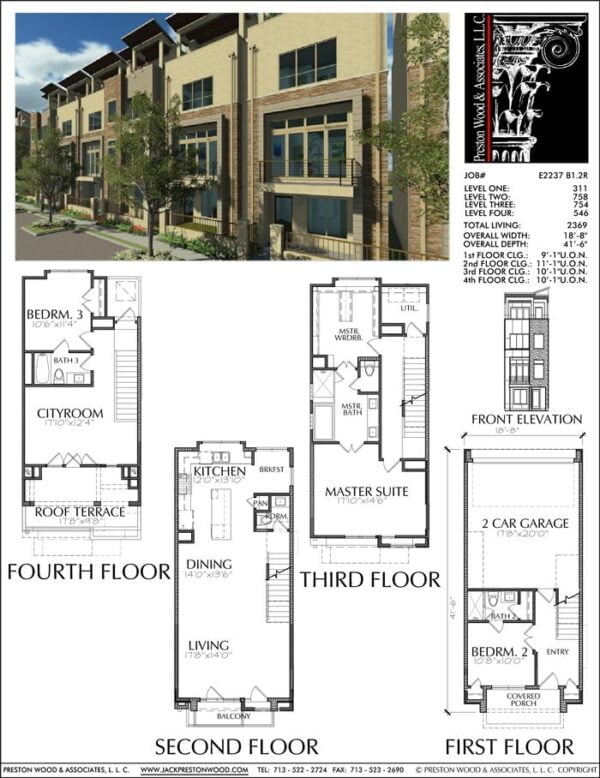 Townhouse Plan E2237 B1.2