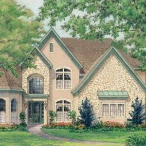 Two Story House Plan D2071