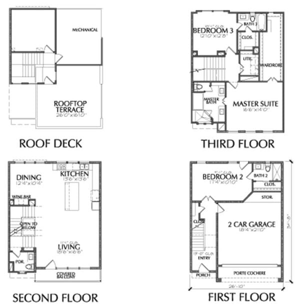 Townhouse Plan E2246 B1.1