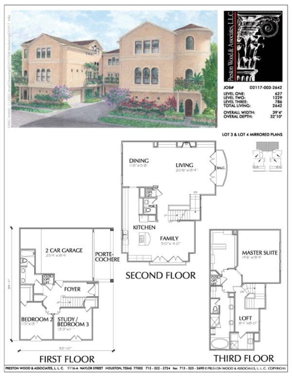 Townhouse Plan D2117-003