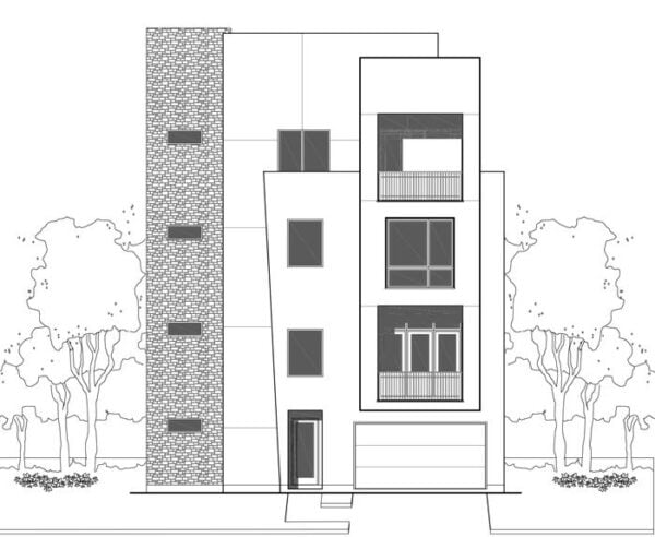 Townhouse Plan E3177 B1.1