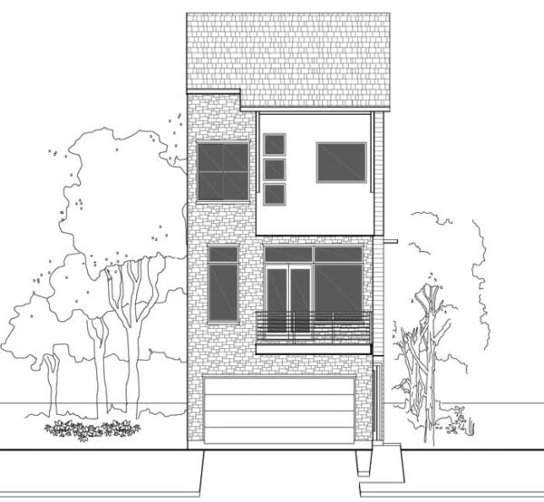 Townhouse Plan E1102 B1.1