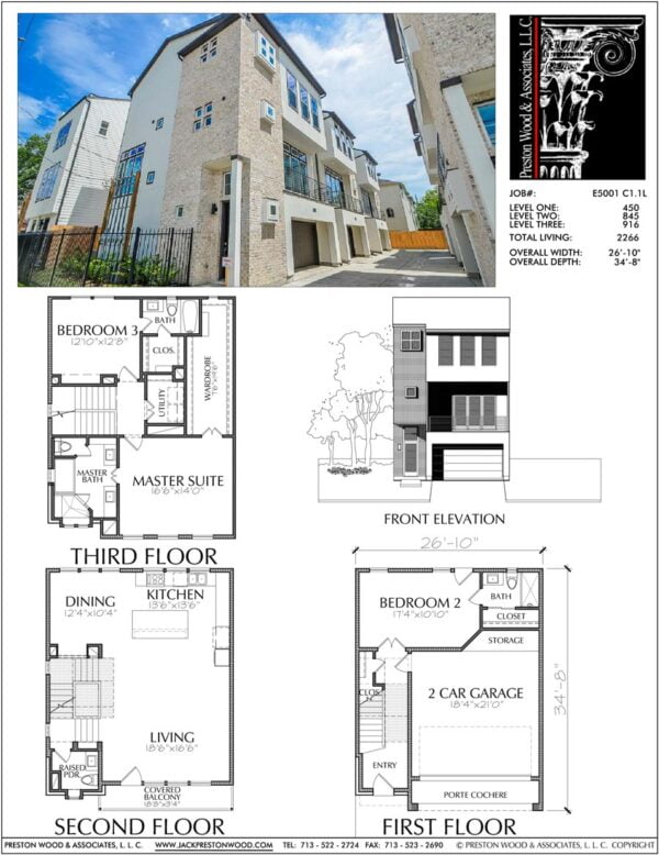 Townhouse Plan E5001 C1.1