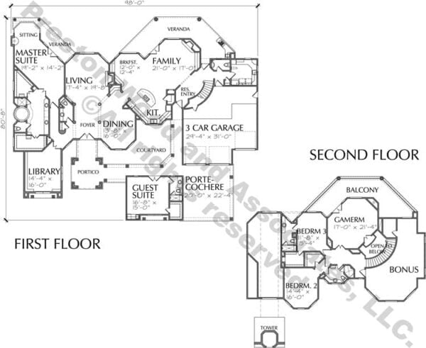 Two Story Home Plan D2004