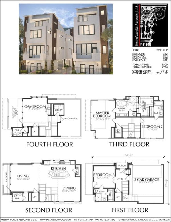 Townhouse Plan E0211