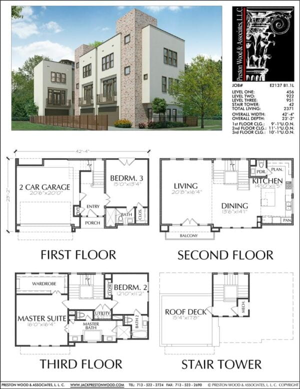 Townhouse Plan E2137 B1.1