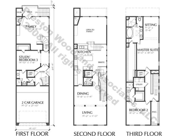 Duplex Townhome Plan D4037