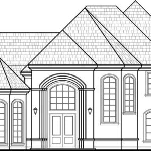 Two Story House Plan D0119