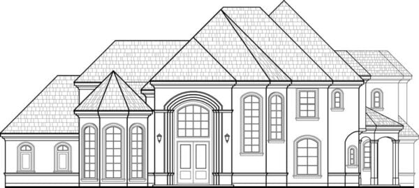 Two Story House Plan D0119
