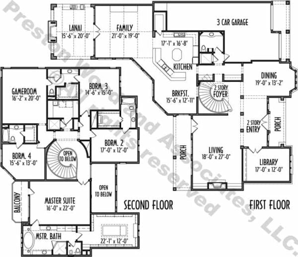 Two Story Home Plan aD3048
