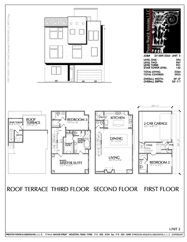 Townhouse Plan D7009 L2