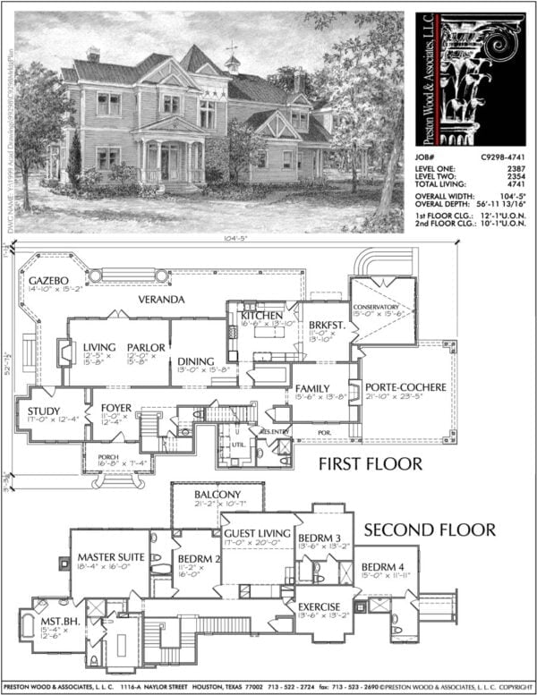 Two Story Home Plan C9298