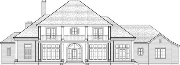 Two Story House Plan C7097