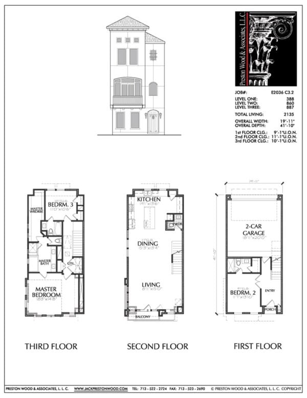 Townhouse Plan E2036 C3.2-R