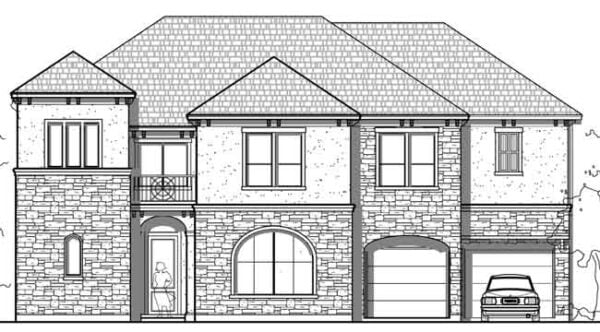 Patio Home Plan aD6163 Af