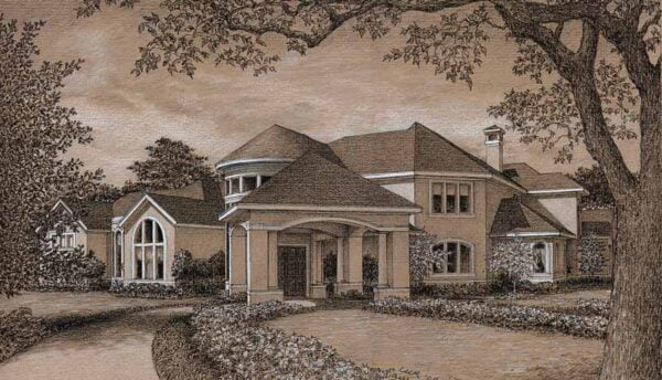 Two Story Home Plan D0013