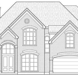 Two Story House Plan D0283