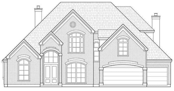 Two Story House Plan D0283