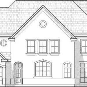 Two Story House Plan C6336