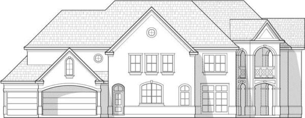 Two Story House Plan C6336