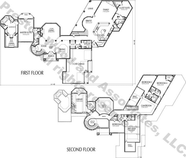 Two Story House Plan D1291