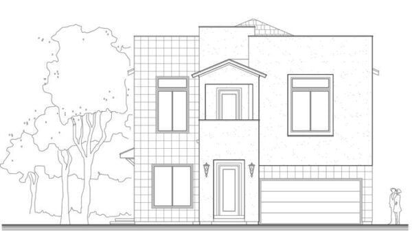 Two Story House Plan E0188