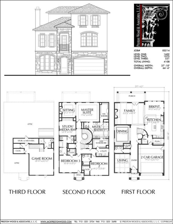 Urban House Plan E0214