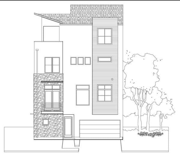 Townhouse Plan E2237 A1.3L