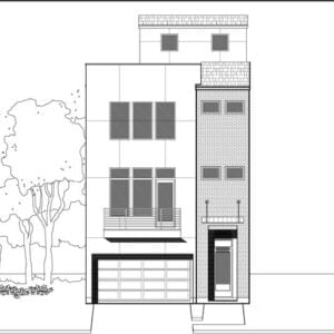 Townhouse Plan E3093 A1.1