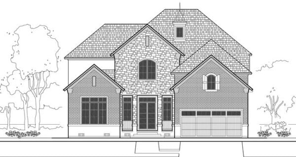 Two Story House Plan E4163