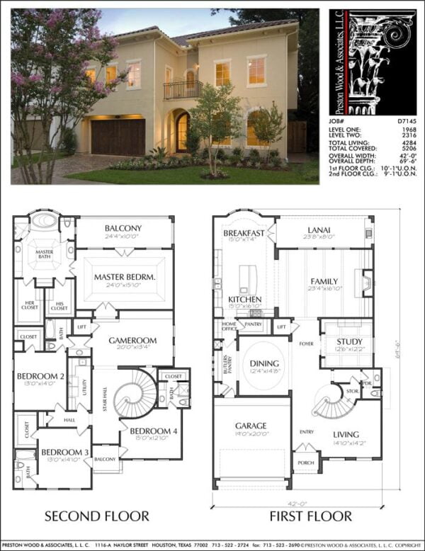Urban House Plan D6028 & D7145