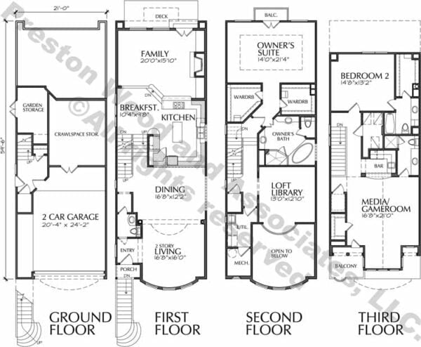 Townhouse Plan D0225