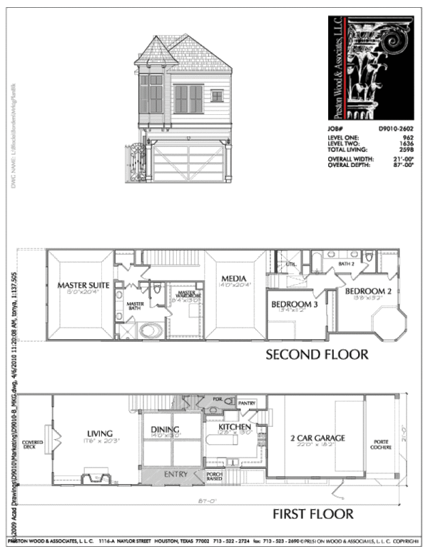 Townhouse Plan D9010 B